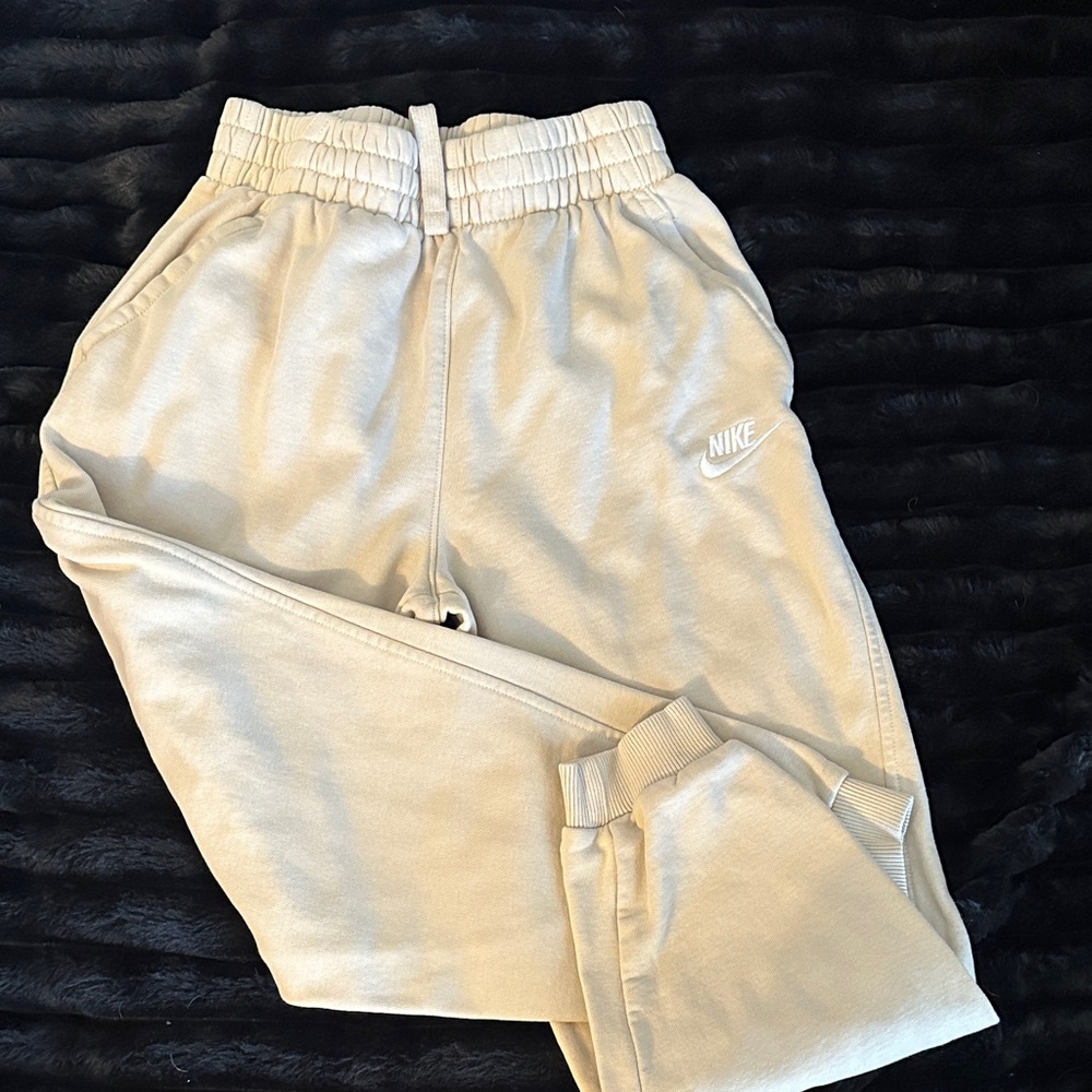 Nike Kids Cream/Off-White Jogger Pants